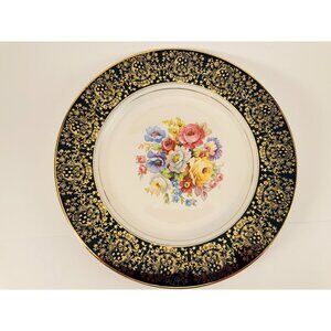 Set of 2 Gold Plated Plates